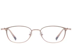BS1913-0950_Brown_Oval_Titanium_Glasses_front