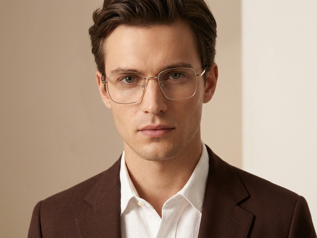 BS1913-0952_Golden_Rectangular_Titanium_Glasses-tryon_male