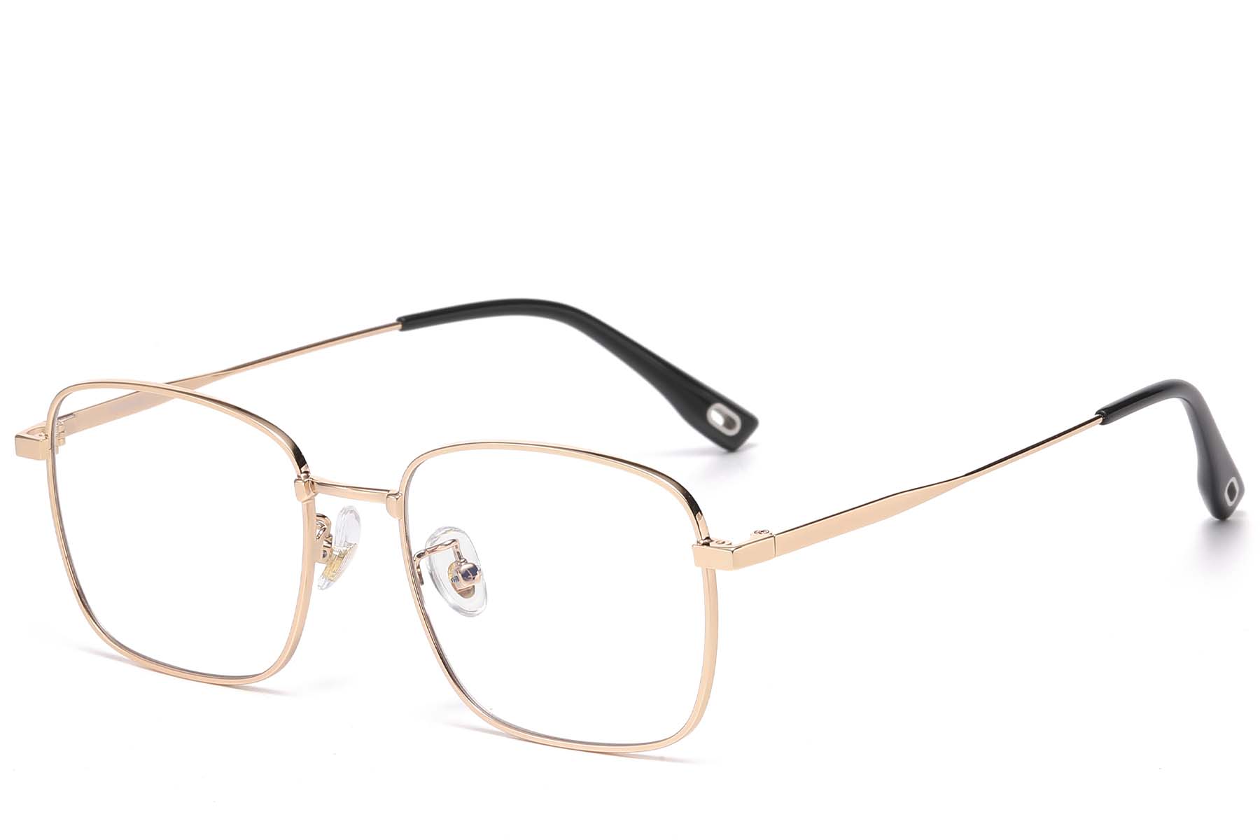 BS1913-0952_Golden_Rectangular_Titanium_Glasses_corner