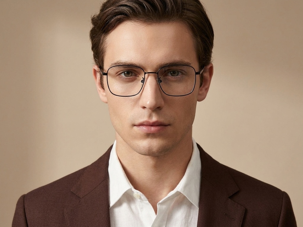 BS1913-0953_Black_Rectangular_Titanium_Glasses-tryon_male