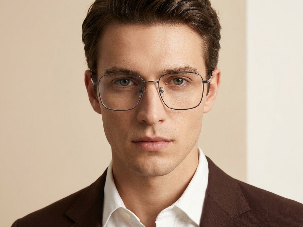 BS1913-0955_Grey_Rectangular_Titanium_Glasses-tryon_male