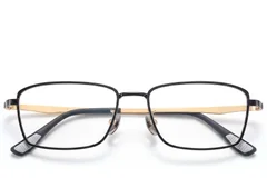 BS1913-0956_Black_Rectangular_Titanium_Glasses_front