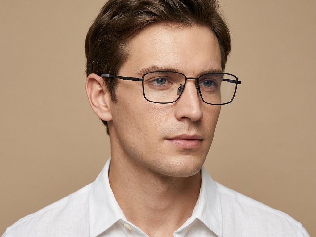BS1913-0957_Black_Rectangular_Titanium_Glasses-tryon_male