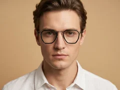 BS1913-0960_Black_Geometric_Titanium_Glasses-tryon_male