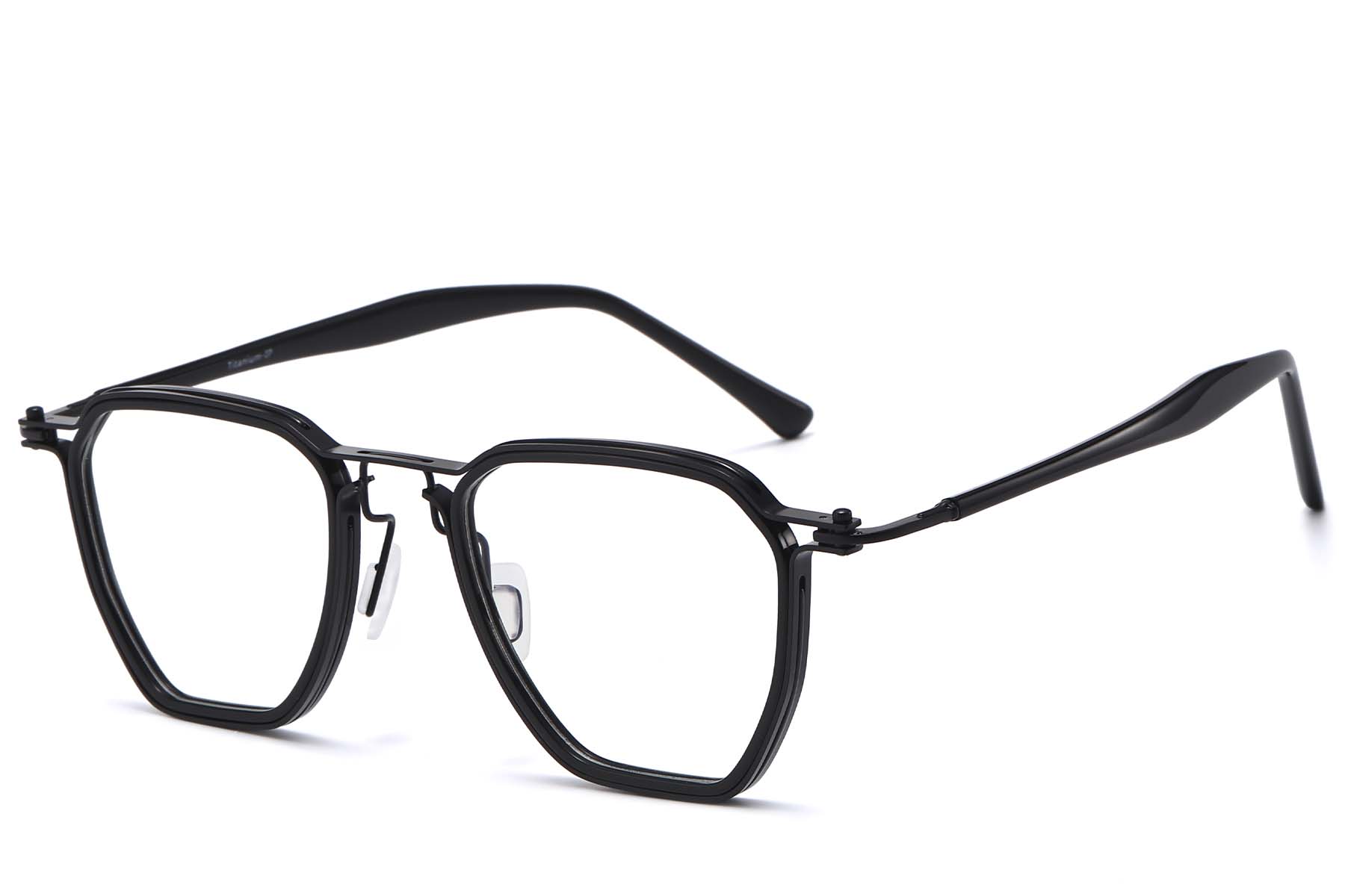 BS1913-0960_Black_Geometric_Titanium_Glasses_corner