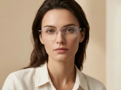 BS1913-0965_Silver_Semi-rimless_Titanium_Glasses-tryon_female