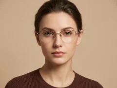 BS1913-0967_Red_Semi-rimless_Titanium_Glasses-tryon_female