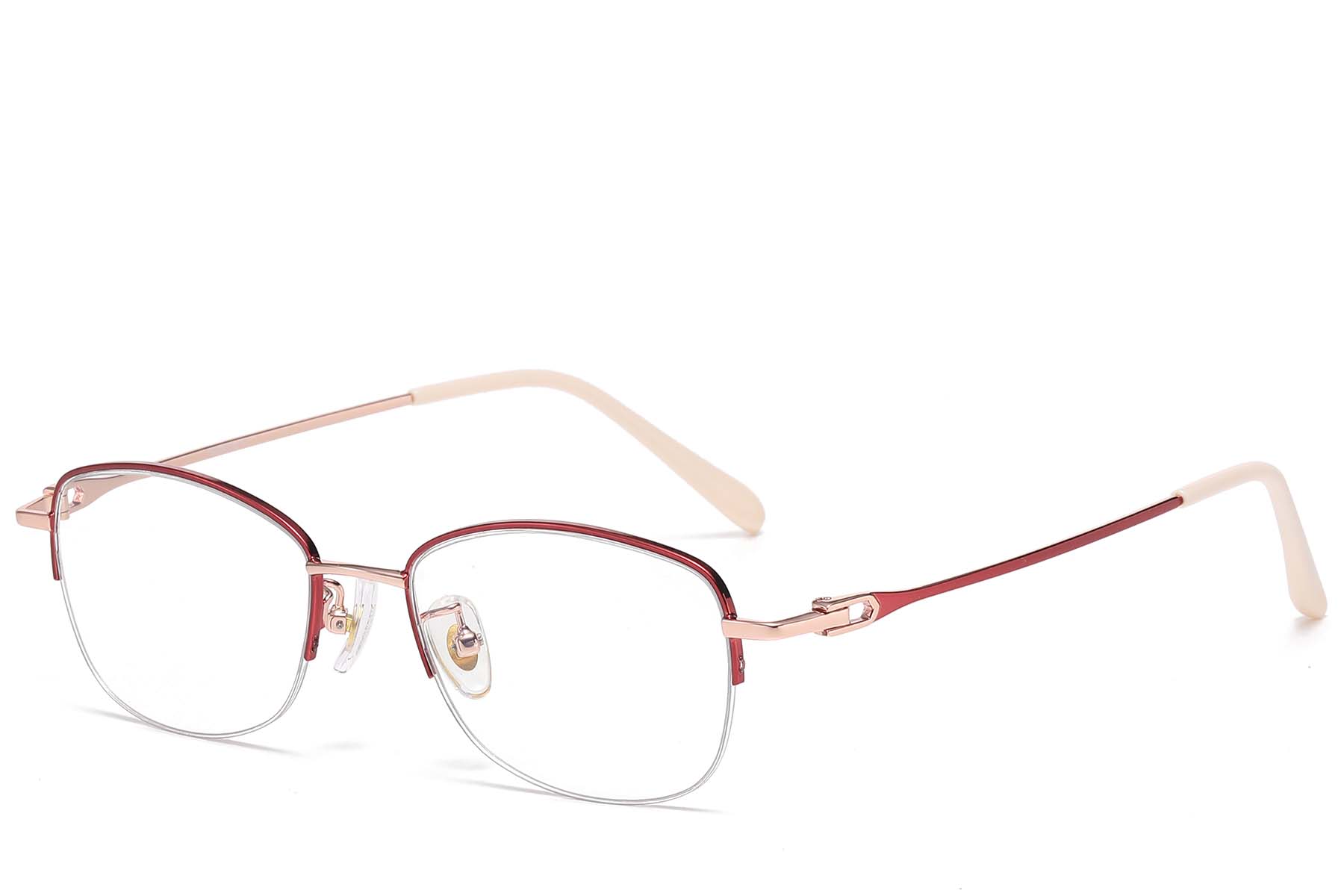 BS1913-0967_Red_Semi-rimless_Titanium_Glasses_corner