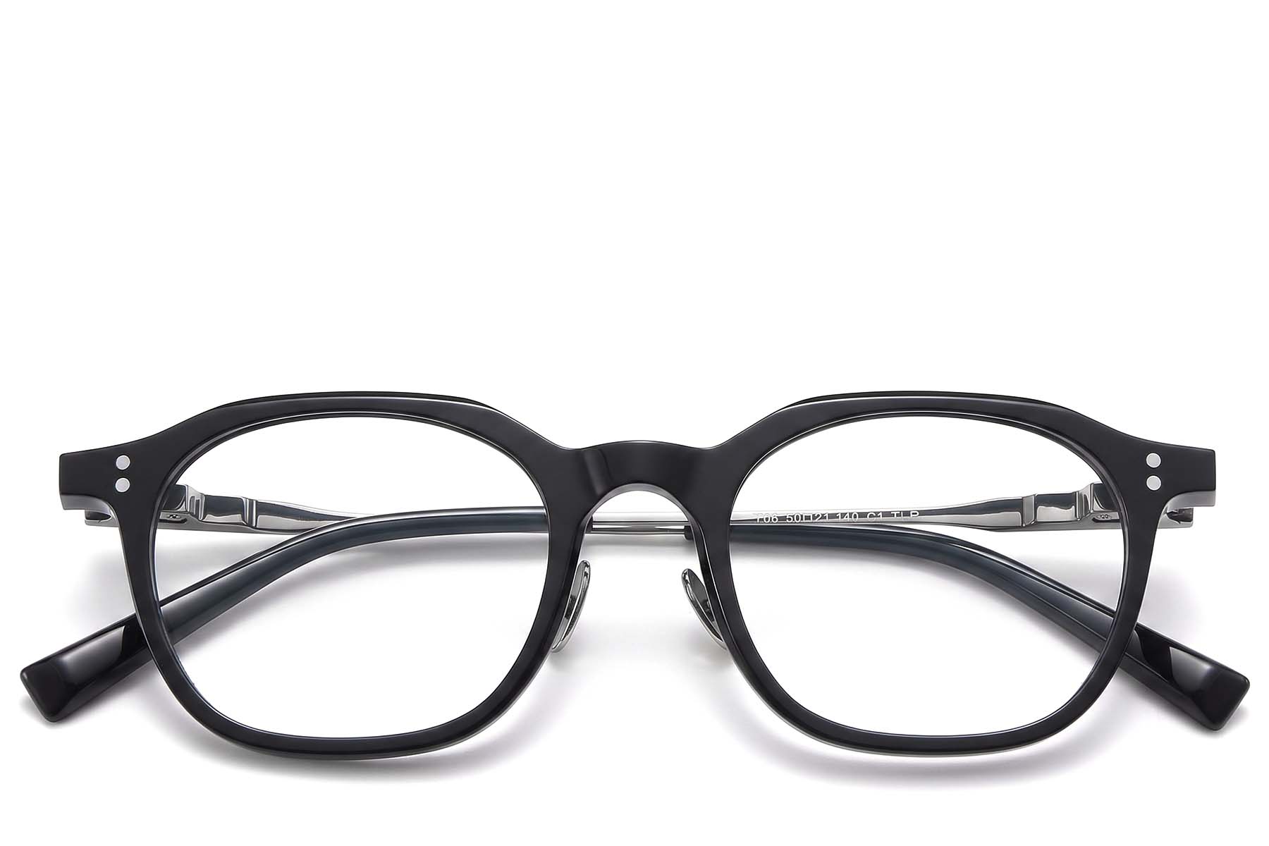 BS1913-0973_Black_Oval_Acetate_Glasses_front