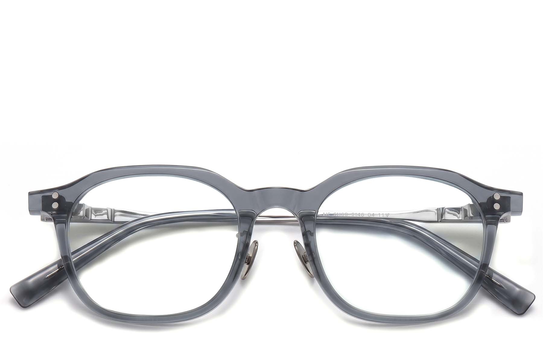 BS1913-0976_Grey_Oval_Acetate_Glasses_front