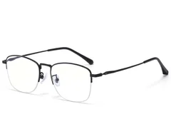 BS1913-0977_Black_Semi-rimless_Titanium_Glasses_corner