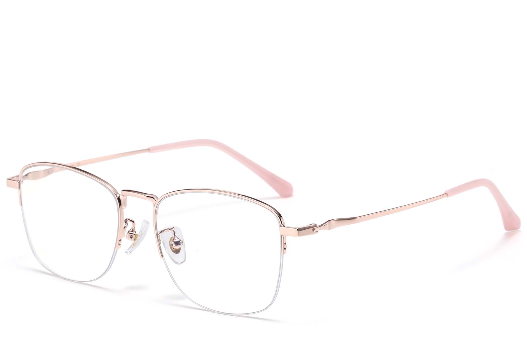 BS1913-0979_Pink_Semi-rimless_Titanium_Glasses_corner