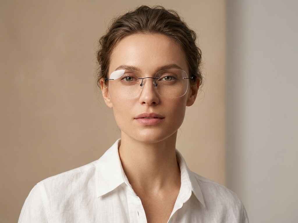 BS1913-0987_Black_Invisible_Titanium_Glasses-tryon_female