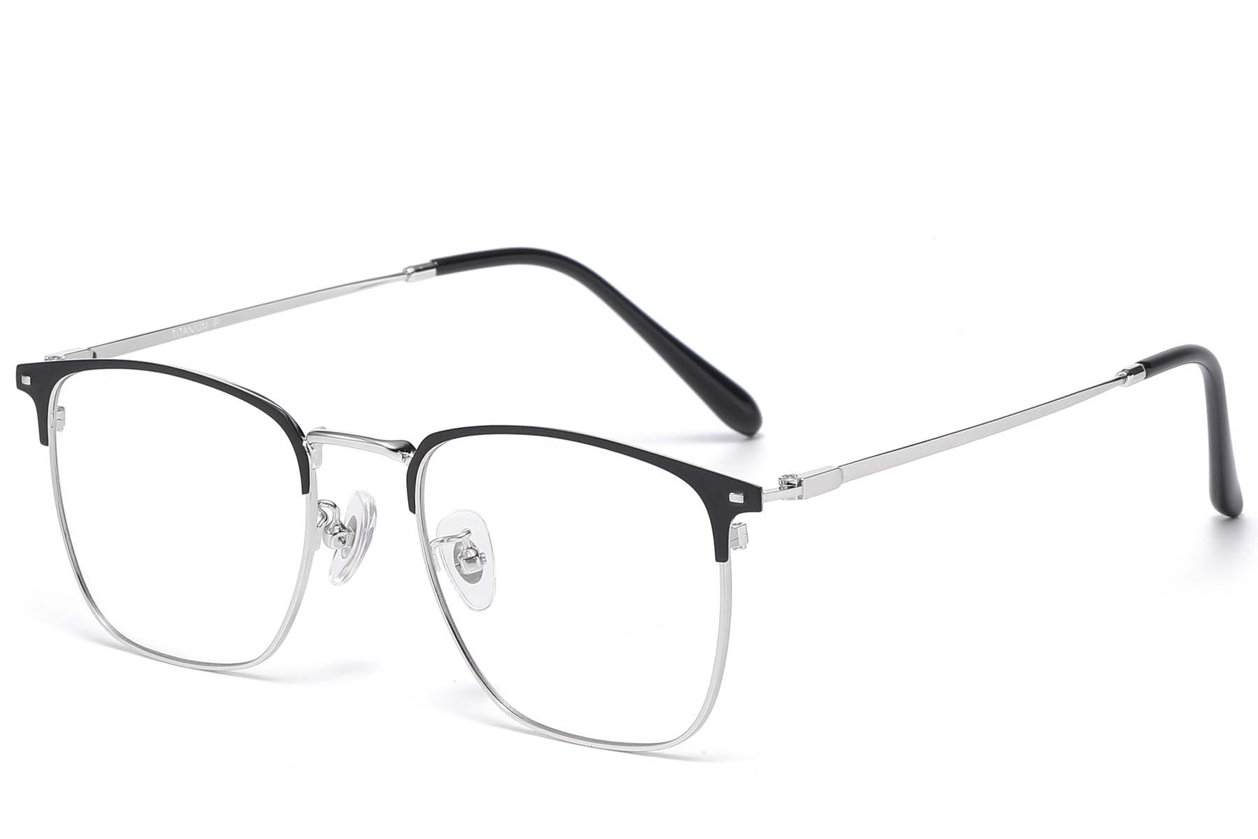 BS1913-0992_Silver_Rectangular_Titanium_Glasses_corner