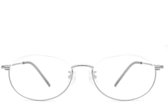 BS1924-0001_Silver_Semi-rimless_Metal_Glasses_front