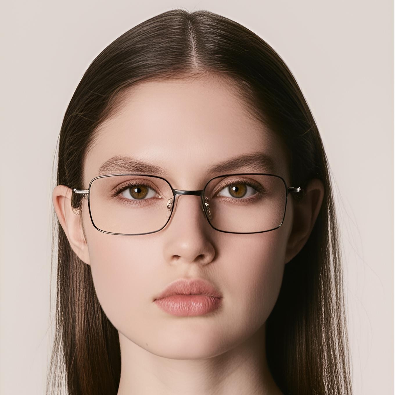 BS1924-0016_Silver_Rectangular_Metal_Glasses_model