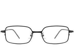 BS1924-0018_Black_Rectangular_Metal_Glasses_front