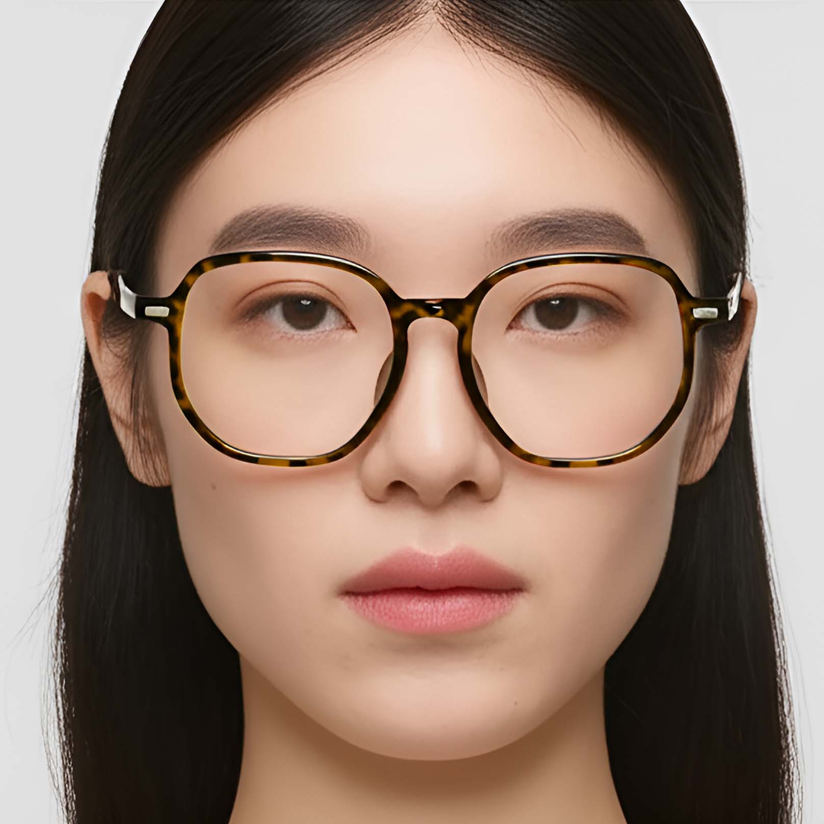 BS1924-0023_Tortoiseshell_Geometric_TR90_Glasses_model