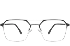 BS1924-0048_Silver_Aviator_Metal_Glasses_front