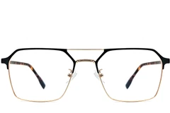 BS1924-0049_Golden_Aviator_Metal_Glasses_front