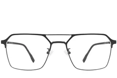 BS1924-0051_Black_Aviator_Metal_Glasses_front
