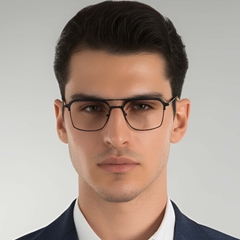 BS1924-0051_Black_Aviator_Metal_Glasses_model