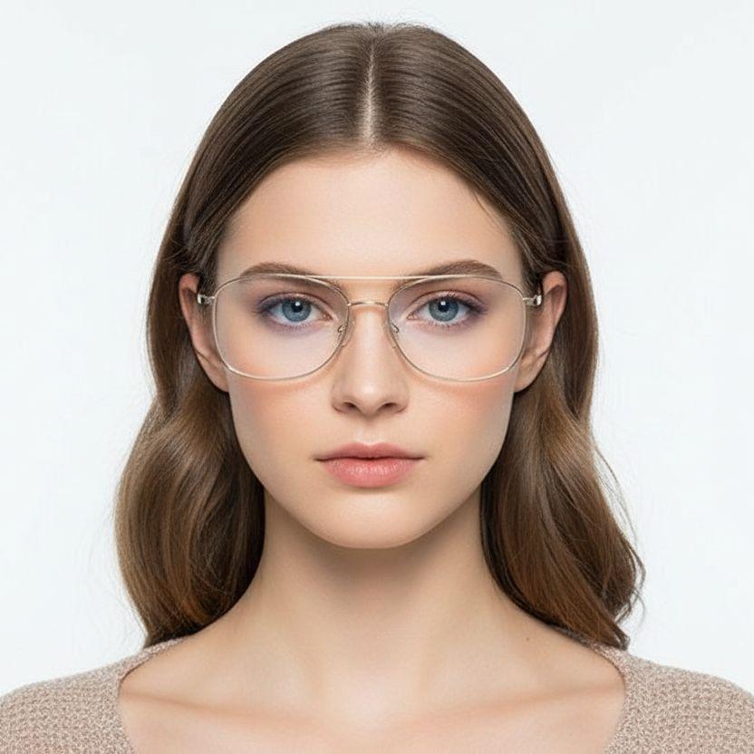 bs1924-0059_golden_rectangular_metal_glasses_model