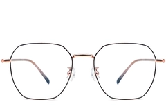 BS1924-0063_Black_Geometric_Metal_Glasses_front