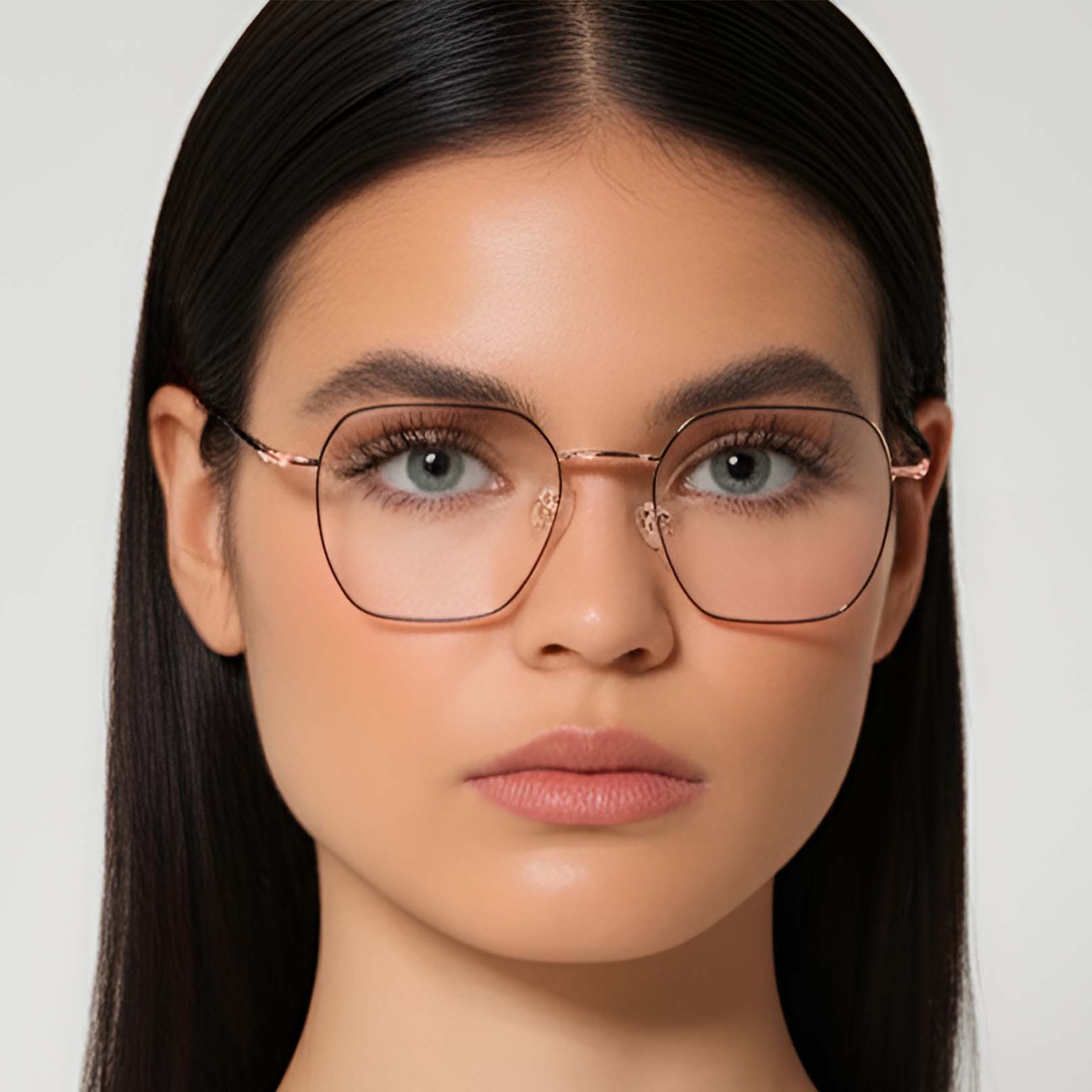 BS1924-0063_Black_Geometric_Metal_Glasses_model