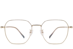 BS1924-0065_Golden_Geometric_Metal_Glasses_front