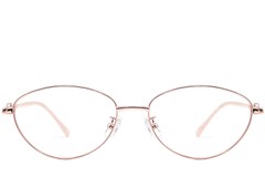 BS1924-0066_Pink_Oval_Metal_Glasses_front