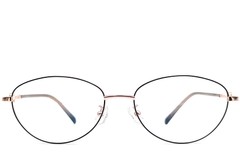 BS1924-0067_Black_Oval_Metal_Glasses_front