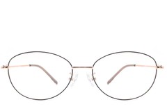 BS1924-0071_Black_Oval_Metal_Glasses_front