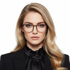 BS1924-0081_Brown_Rectangular_TR90_Glasses_model