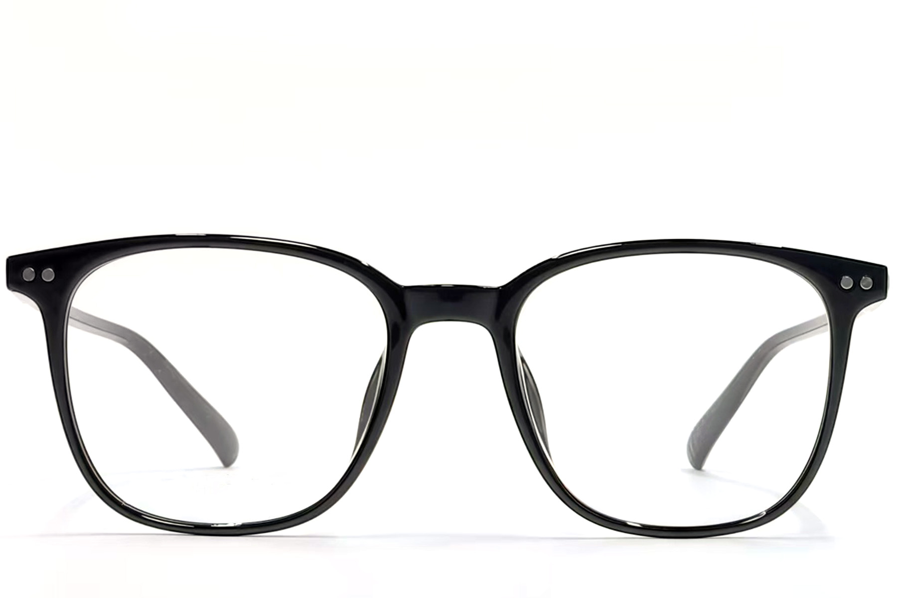 BS1924-0126_Black_Oval_TR90_Glasses_front