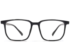 BS1924-0134_Black_Rectangular_TR90_Glasses_front