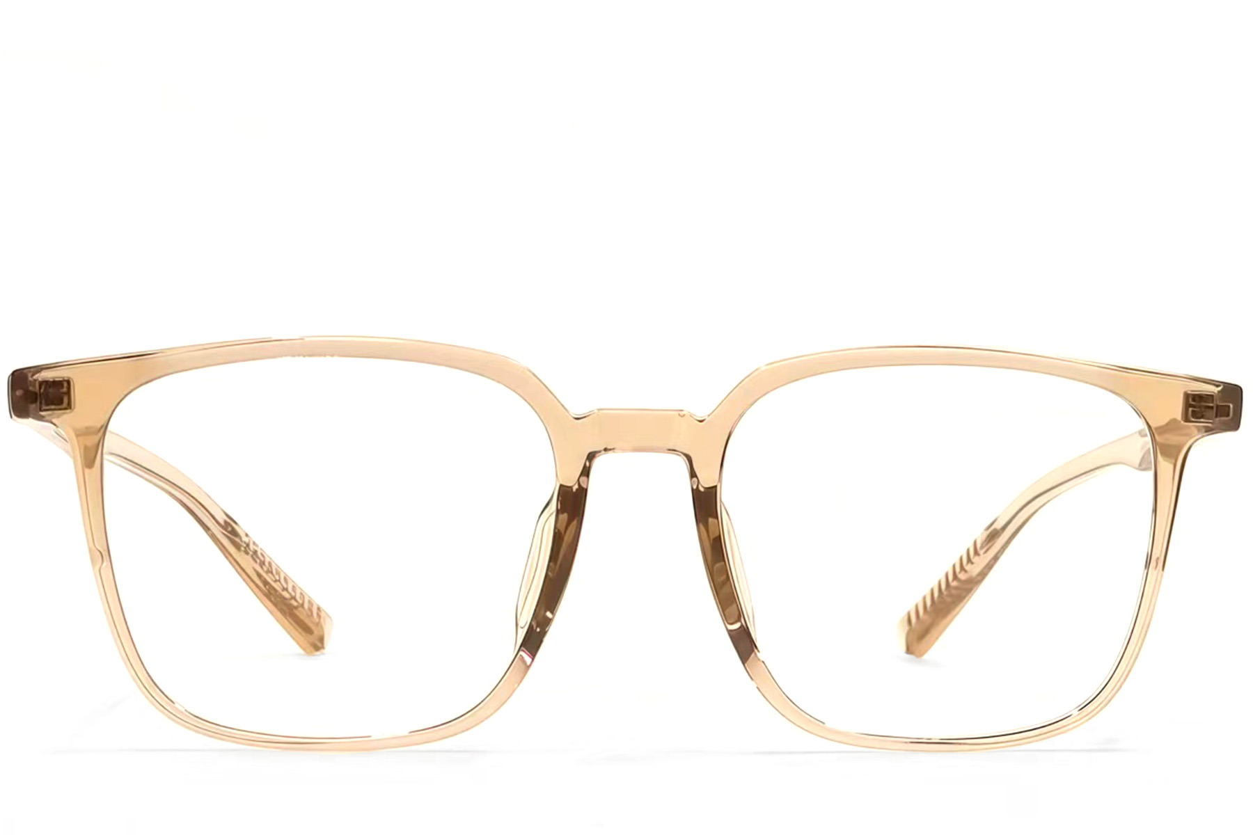 BS1924-0135_Yellow_Rectangular_TR90_Glasses_front
