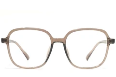 BS1924-0151_Brown_Rectangular_TR90_Glasses_front