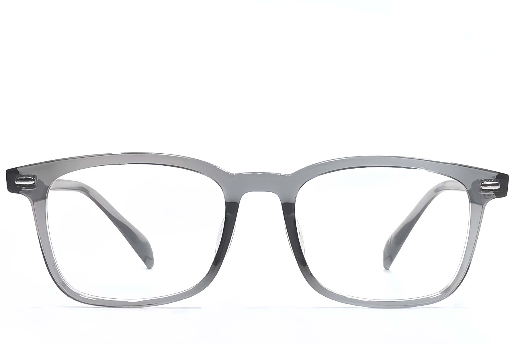 BS1924-0166_Grey_Rectangular_TR90_Glasses_front