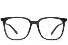 BS1924-0170_Black_Rectangular_TR90_Glasses_front