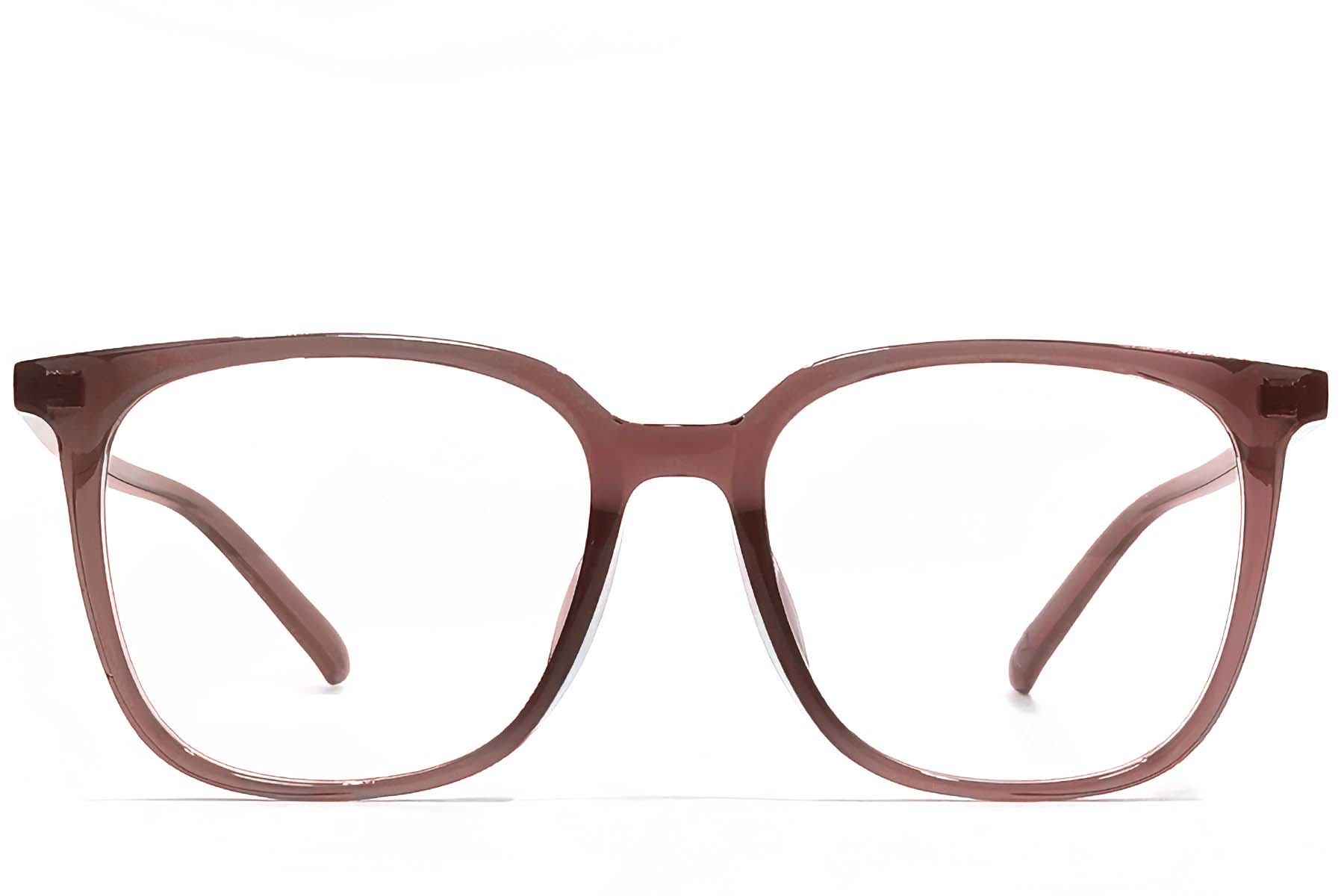 BS1924-0174_Brown_Rectangular_TR90_Glasses_front