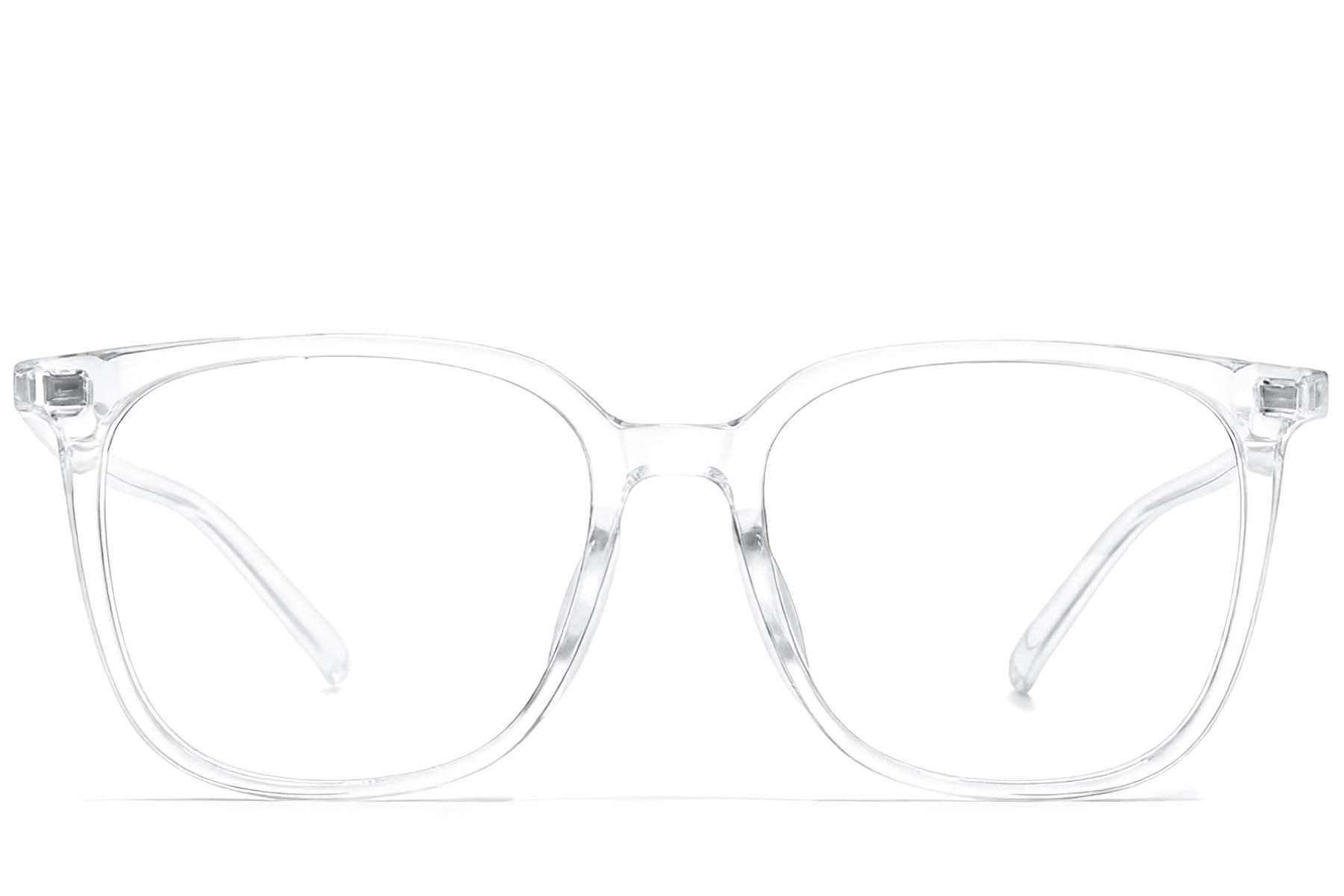 BS1924-0175_Transparent_Rectangular_TR90_Glasses_front