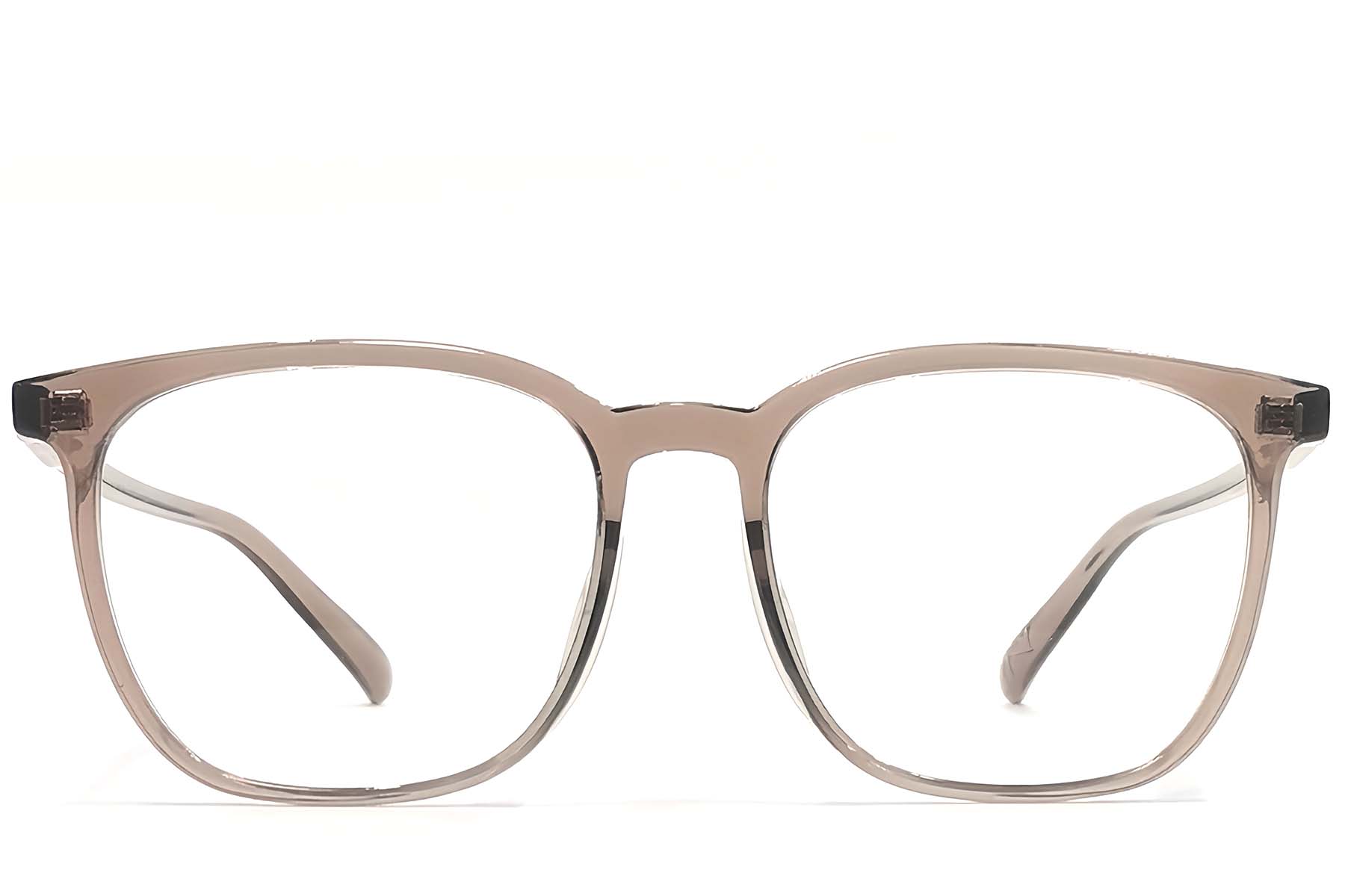 BS1924-0180_Brown_Rectangular_TR90_Glasses_front