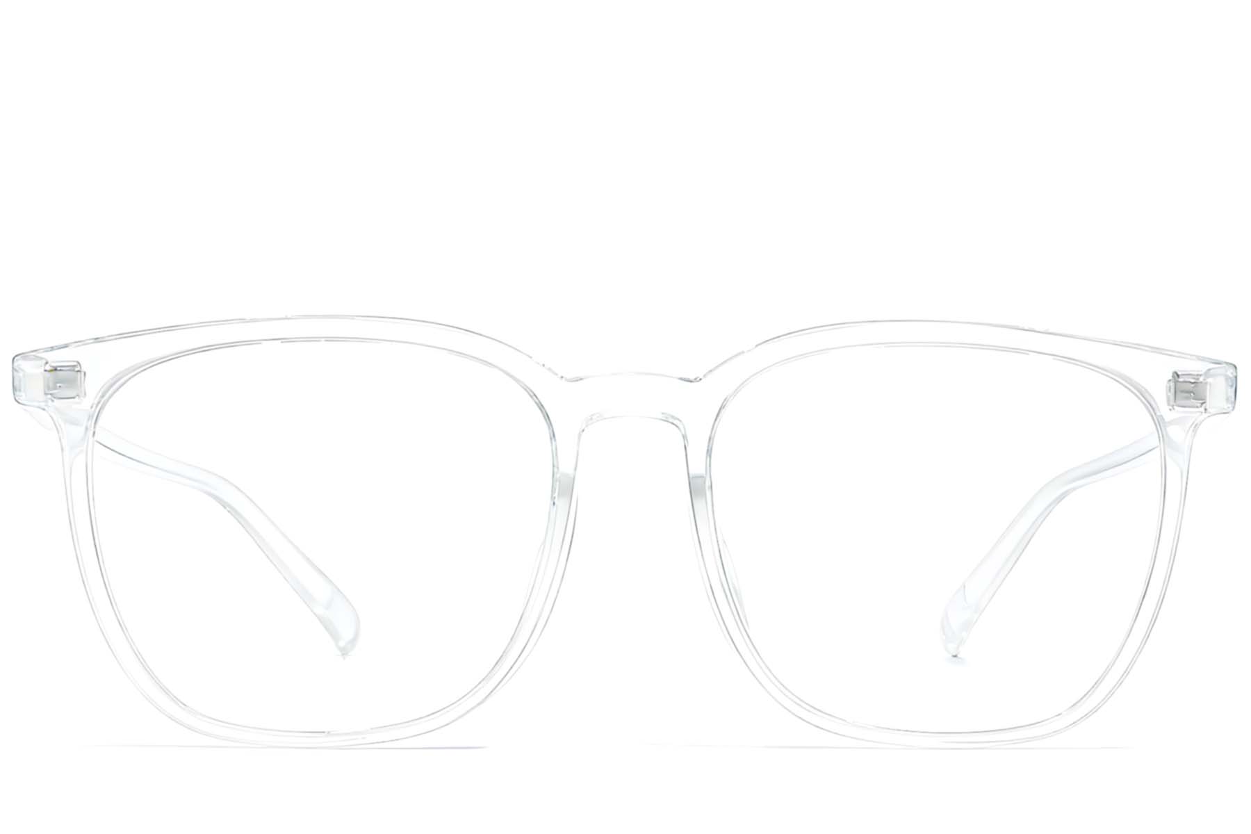 BS1924-0181_Transparent_Rectangular_TR90_Glasses_front