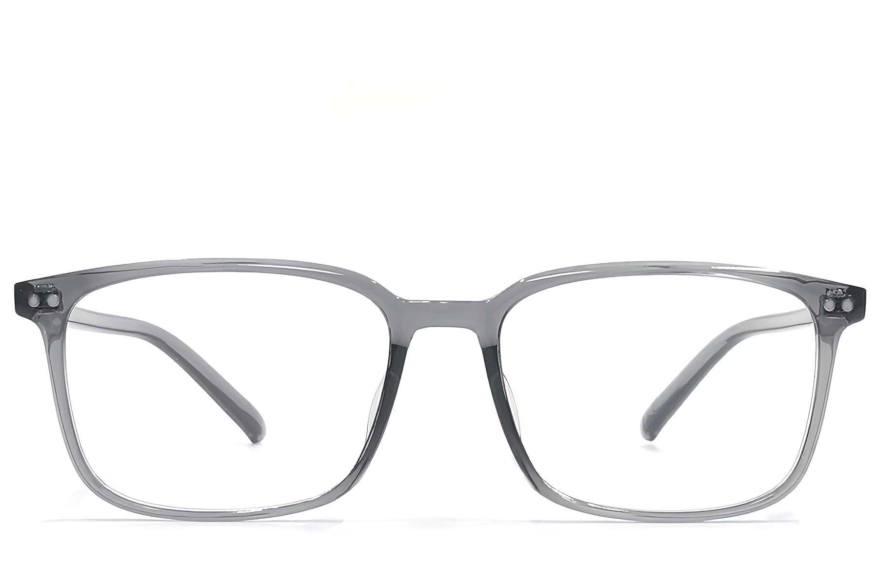 BS1924-0184_Grey_Rectangular_TR90_Glasses_front