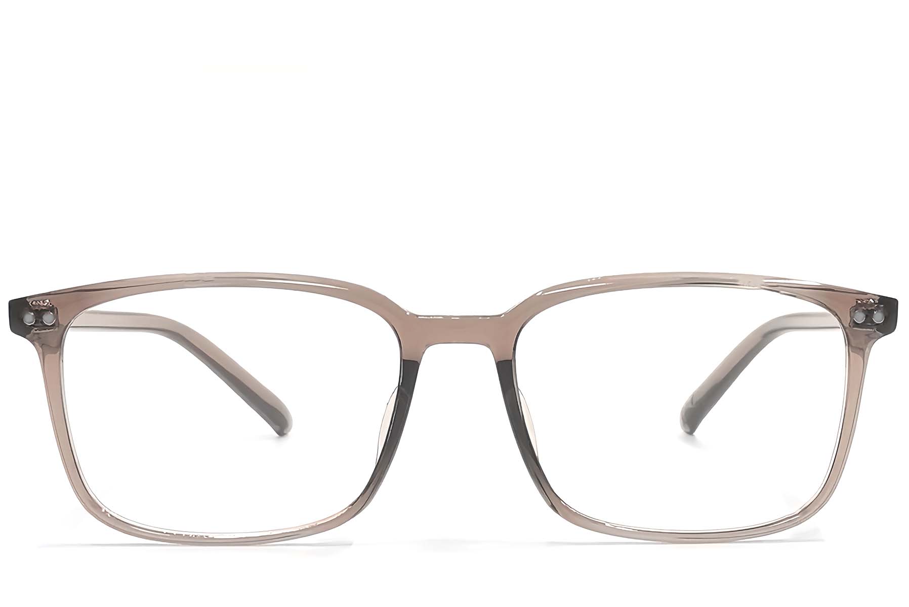 BS1924-0186_Brown_Rectangular_TR90_Glasses_front