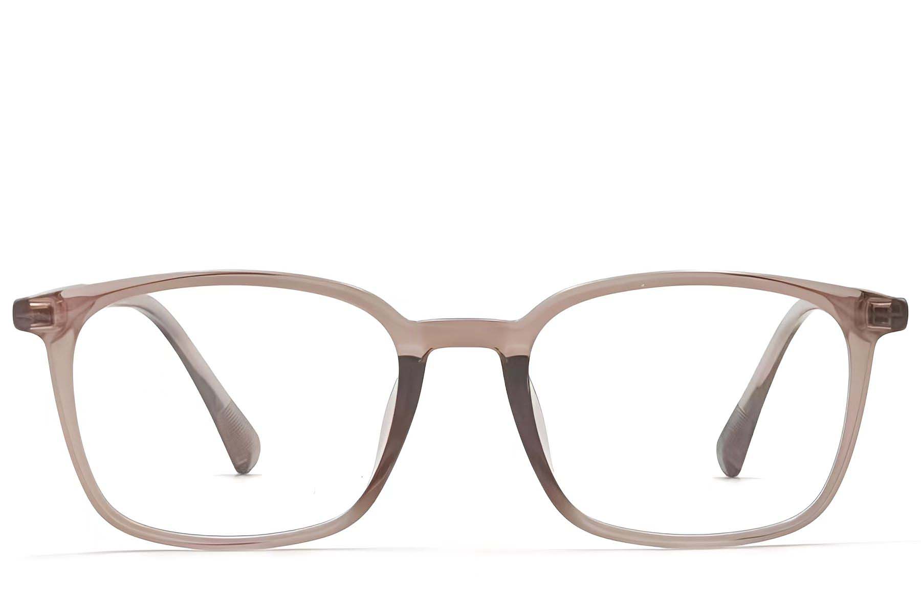 BS1924-0192_Brown_Rectangular_TR90_Glasses_front
