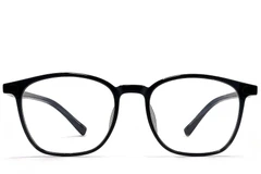 BS1924-0194_Black_Rectangular_TR90_Glasses_front