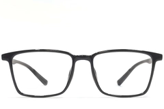 BS1924-0200_Black_Rectangular_TR90_Glasses_front