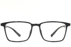 BS1924-0200_Black_Rectangular_TR90_Glasses_front